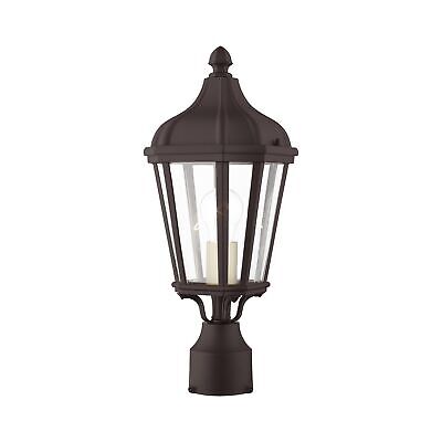 Livex Lighting 1 Light BZ Outdoor Post Top Lantern, Bronze