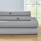 Lacoste 4-Piece Cooling Sheet Set, Light Grey, Cal King California King