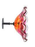 Dale Tiffany AW23140-D9 Fiore Bloom Hand Blown Flower Art Glass with Wall Mou...