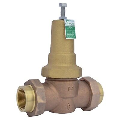 Cash Acme 1-1/4 Inch EB45 Double Union Pressure Regulating Valve (PRV), 45 PS...