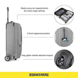 Solo New York Re:treat Carry-On 22" 2-Wheel Upright, Made from Recycled Mater...