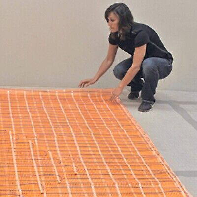 SunTouch TapeMat Electric Floor Heating Mat, 10 Sq. Ft., 2' x 5', (120V), Plain