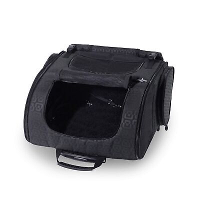 Gen7Pets Dog Carrier - Large Black Roller Bag Pet Carrier