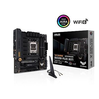 ASUS TUF GAMING B650M-PLUS WIFI Socket AM5 (LGA 1718) Ryzen 7000 mATX gaming ...