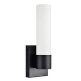 Linea di Liara Matte Black Wall Sconce Lighting Perpetua Bathroom Sconce Ligh...