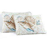 CARIBBEAN JOE Coastal 3-Piece Quilt Set, King, Blue Sea Turtle