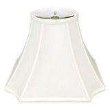 Royal Designs Square Inverted Cut Corner Basic Lamp Shade, White, 9 x 20 x 14