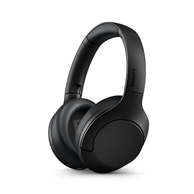 PHILIPS H8506 Over-Ear Wireless Headphones with Noise One-Size, Black