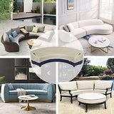 Curved Sofa Cover,Outdoor Couch Cover 600D&#65292;Outdoor Sectional Covers Water