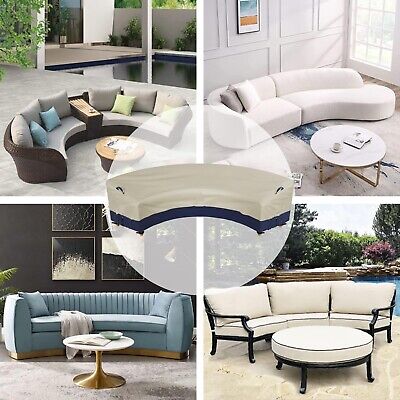 Curved Sofa Cover,Outdoor Couch Cover 600D&#65292;Outdoor Sectional Covers Water