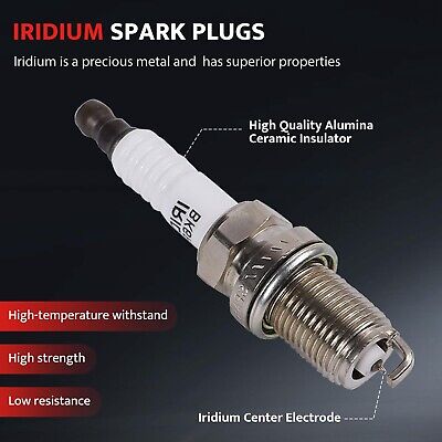 Ignition Coils Pack and Spark Plugs fit for V6 3.0 3.5 Mercedes Benz E350 GLK...