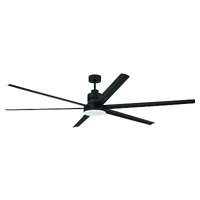 Craftmade Mondo 9.32 in. 1-Light Espresso Finish Integrated LED Ceiling Fan L...