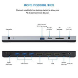 WAVLINK 4K USB C Docking Station Triple Display 2 HDMI + 1 Displayport with 1...