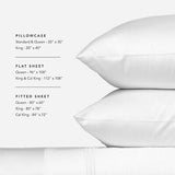 Fishers Finery 100% Egyptian Cotton Sheet Set, 4 Piece 400 Thread Count - Lux...