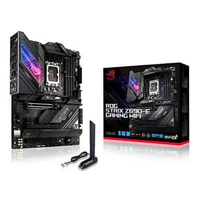 ASUS ROG Strix Z690-E Gaming WiFi 6E LGA 1700(Intel 12th Gen)ATX gaming...