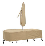 Protective Covers Weatherproof Patio Table and Chair Set Cover, 72 Inch x 76 ...