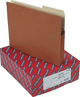 Smead File Pockets, 2/5-Cut Tab Right Position, Guide Height, 1-3/4" Expansio...