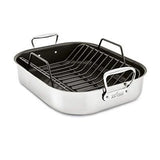 All-Clad Specialty Stainless Steel Large Roaster with Nonstick, Silver