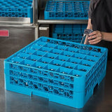 Carlisle FoodService Products 36 Compartment Full Size OptiClean Glass Rack, ...