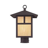 Livex Lighting 2134-07 Montclair Mission 1 Light Outdoor Bronze Finish Solid ...