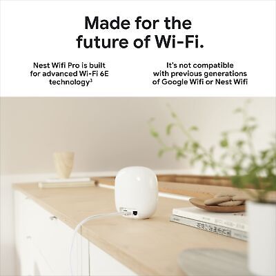 Google Nest WiFi Pro - Wi-Fi 6E - Reliable Home Wi-Fi System with Fast Speed ...