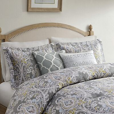 Harbor House Cozy Cotton Comforter Set - Classic Modern Design, All Season Do...