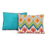 Lush Decor Boho Chevron 3 Piece Quilt Set, Full/Queen, Turquoise