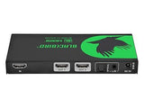 Monoprice 1x2 HDMI Splitter with Audio Extraction, 8K@60Hz, 4K@120Hz, 40Gbps,...