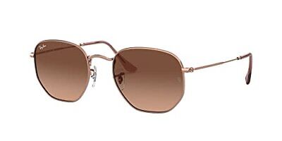 Ray-Ban RB3548N Hexagonal Flat Lens 48 mm, Copper/Pink Gradient Brown