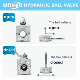 1" High Pressure Hydraulic Ball Valve Pressure Washer Ball Valve 4500 Psi 1 I...