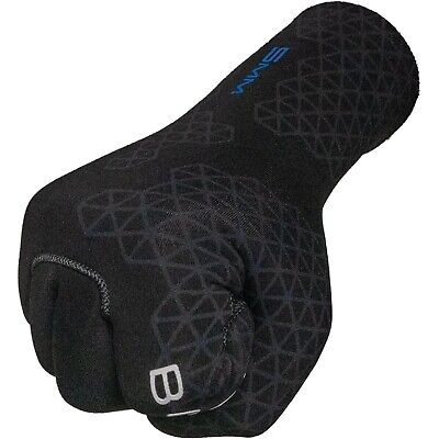 5mm S-Flex Gloves, Black - S