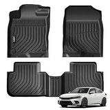 VIWIK Floor Mats Fit for Honda Civic 2022 2023 2024 Without USB, Car Mats All...