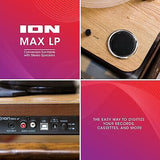 ION Audio Max LP &#8211; Vinyl Record Player / Turntable with Built In Speakers,