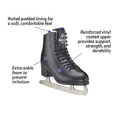 Jackson Ultima Finesse Men's/Boy's Figure Ice Skates Mens Size 7 Black