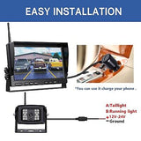 1080P Wireless Backup Camera System for RV Trailer Truck Camper,10 Inch DVR M...