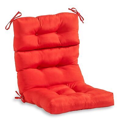 South Pine Porch Outdoor High Back Chair Cushion, Salsa Red