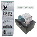 58MM Thermal Printer SCM/PLC Serial Port Thermal Sticker Label Printer RS232/...