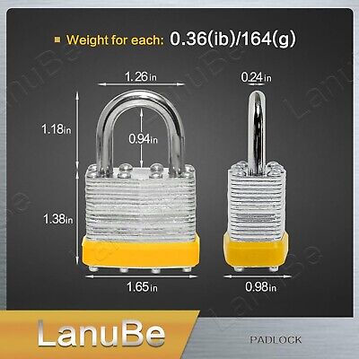 Lock Laminated keyed Padlock (1-9/16", 40mm), keyed Alike Locks, Normal Shack...