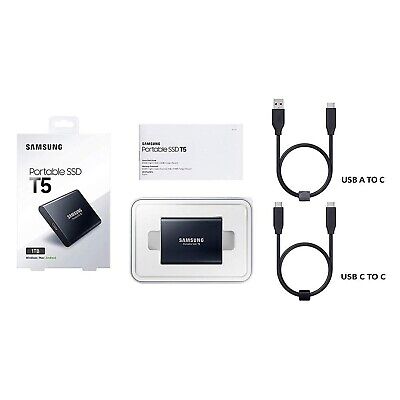 SAMSUNG T5 Portable SSD 1TB - Up to 540MB/s - USB 3.1 External Solid State Dr...