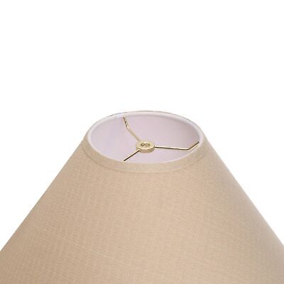 Aspen Creative 32207, Empire Spider Lamp Shade, Tan, 6" Top x 19" Bottom x 12...