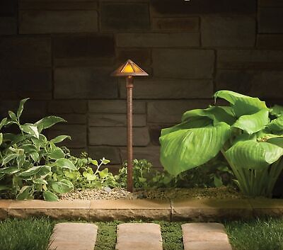 Kichler 15450TZT Path & Spread 1-Light 12V, Textured Tannery Bronze