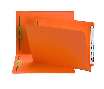 Smead End Tab Fastener File Folder, Shelf-Master Reinforced Straight-Cut Tab,...