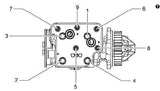 Air Brake Compressor Cylinder Head for Cummins ISX / 4089206/9111539212