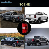 Tail Lights Compatible with Chevy Chevrolet Silverado 1500 2500 3500 2014-201...