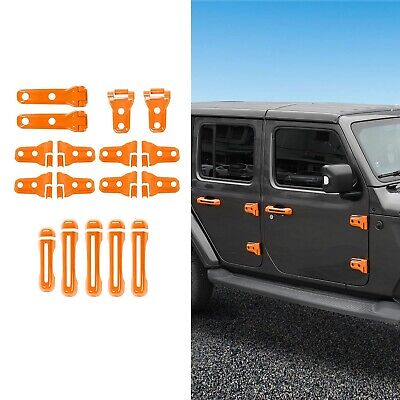 for JL 17PCS Exterior Trim Kit, Door Handle Cover & Engine Hood Hinge Trim & ...