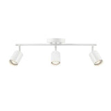 Globe Electric 64000092 21" 3-Light Track Lighting, Matte White, Pivoting Sha...