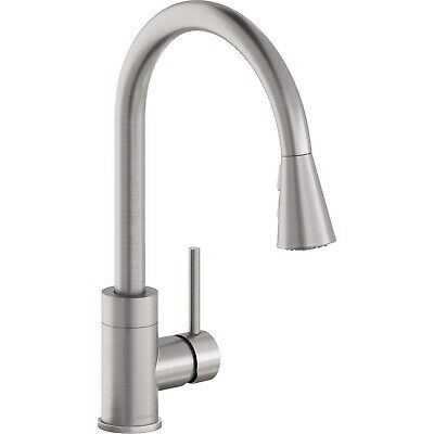 Elkay LKAV3031LS Avado Single Hole Kitchen Faucet with Pull-down Spray and Fo...