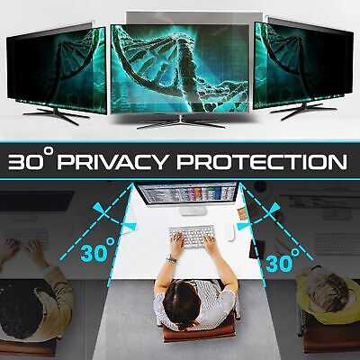 EZ-Pro Screen Protector Privacy Screen Panel for 22 inches (Screen Measured D...