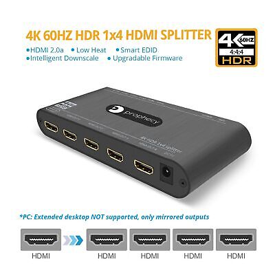 gofanco Prophecy Intelligent 1x4 HDMI Splitter 4K 60Hz HDR &#8211; 4K @60Hz 4:4: