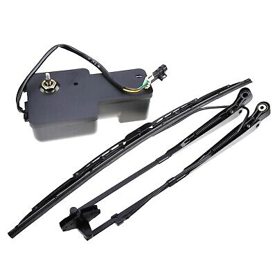 ZTUOAUMA Wiper Motor Arm Blade Kit 6679476 & 7324010 for Bobcat Skid Steers 7...